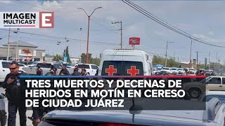 Tres reos asesinados en penal de Ciudad Juárez [upl. by Rebmak50]