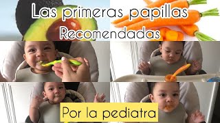 COMO HACER PAPILLAS PARA UN BEBE DE 6 MESESPAPILLA DE AGUACTE🥑 PAPILLA DE ZANAHORIA🥕 [upl. by Saqaw928]