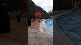 AZUKITA  Water zumba Cristina 2021  Hotel 30 degrees Pineda Splash [upl. by Gnoz]