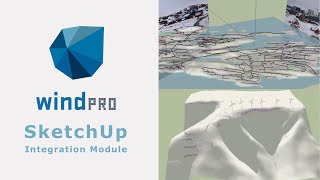 Getting started with SketchUp Integration module in windPRO [upl. by Johppa47]