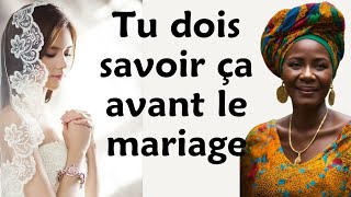 Les erreurs fréquentes des femmes avant le mariage [upl. by Adnolehs]