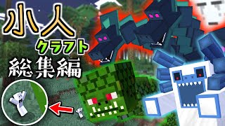 【マインクラフト】小人になって黄昏の森の世界を生き抜く  総集編・一気見【マイクラ】 [upl. by Youngman938]