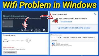 WiFi Not Working in Windows 71011  3 Best Methods  Windows 10 Wifi Problem  Tips and tricks [upl. by Tarabar]