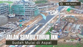 IKN Terkini Update Masjid Negara Jalan Sumbu Timur dan Bank Indonesia di IKN [upl. by Eiramanna568]