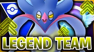 STRONG LEGEND TEAM BUFFED MALAMAR IS THE BEST CORE BREAKER FOR THE GREAT LEAGUE  GBL [upl. by Llenyl]