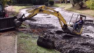 Aggravated Retention Pond Dredging [upl. by Shirline]