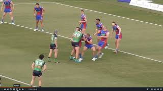 Canberra Raiders v Newcastle Knights Jersey Flegg [upl. by Aveline489]