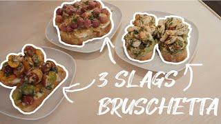 Tre bruschetta  3 Fantastiske opskrifter du ikke har set før  Jacob Jørgsholm [upl. by Letnahs]