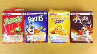 Kelloggs Variety Review Frosties Smacks Corn Flakes [upl. by Ettevram639]