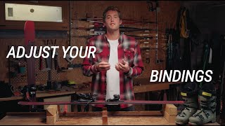 SKI  How to adjust your ski bindings [upl. by Eimak]