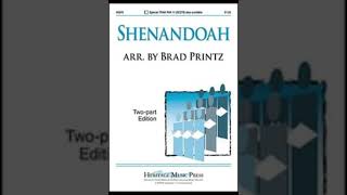 Shenandoah Accompaniment Track  Arranged by Brad Printz preview choraltracks [upl. by Marcile]