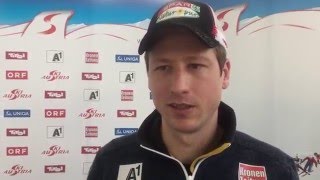 ÖSV  Hannes Reichelt im Interview nach seinem quotKitzSturzquot  27012016 [upl. by Nanny]