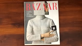 1966 May ASMR Magazine Flip Through Harpers Bazaar On land In the Sea Its SuperFashion [upl. by Anot]