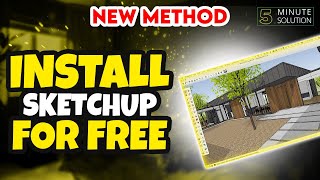 How to install Sketchup for free 2024 [upl. by Anilejna]