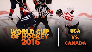 USA vs Canada 🇺🇸 2016 World Cup of Hockey 🇨🇦 Full Game Highlights [upl. by Vonnie554]