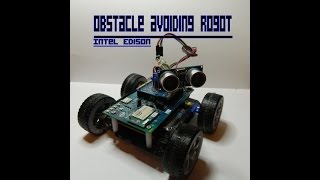 Obstacle avoiding robot [upl. by Burchett]