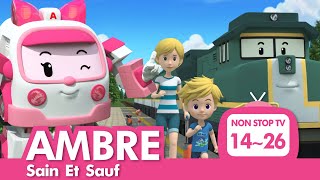 🚑Sain et Sauf avec Ambre Épisodes Complets  1426 Épisodes  1 Heures  Robocar POLI télé [upl. by Enerak]