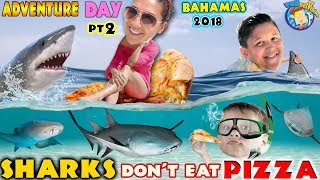 SWIMMING with SHARKS in BAHAMAS FUNnel Vision Exuma Excursion Tour from ATLANTIS Part 2 [upl. by Marcoux]