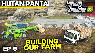 BUILDING OUR FARM FROM SCRATCH  Farming Simulator 25  Hutan Pantai  Episode 9 [upl. by Ehpotsirhc]