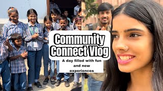 Community Connect Vlog🥳🥳  Sharda University  Riya Mehta 🫶🏻🫶🏻 [upl. by Aselehc]