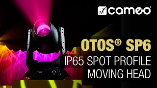 Cameo OTOS® SP6  IP65 Spot Profile Moving Head [upl. by Cade115]