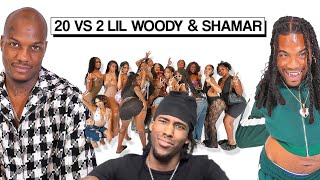 20 women vs woody amp shamar He don’t Like him😂 [upl. by Macnair201]