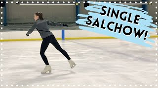 How To Do A Single Salchow  Tips For Beginners  Figure Skating Tutorial [upl. by Nevla]