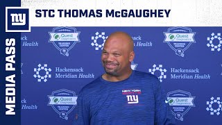 Thomas McGaughey on Jamie Gillans Progress  New York Giants [upl. by Eluj]