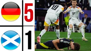 Germany vs Scotland 51 HIGHLIGHTS EURO 2024  Deutschland 51 Schottland EURO 2024 [upl. by Reina444]