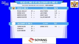 Read CC 2nd XI v Salesbury CC 2nd XI [upl. by Imar]