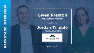 Jordan Trimble of Skyharbour Resources talks to Gwen Preston at Metals Investor Forum  May 2024 [upl. by Ardni]