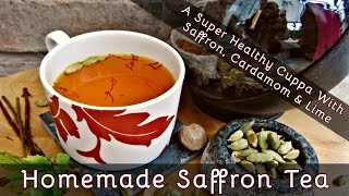 How to Make Saffron Tea  A Super Healthy Super Tasty Homemade Spiced Tea  River Side impex hyd [upl. by Angelina]