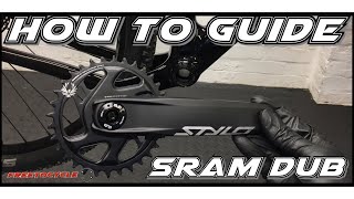 SRAM TRUVATIV DUB Crankset Removal amp Installation Guide [upl. by Imekawulo987]