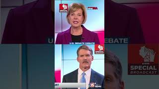 Sen Tammy Baldwin Tells Eric Hovde to Stay Out of Women’s Personal Lives During Debate [upl. by Liz123]