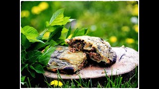 Podagrycznik z kaszanką w pierogach  Ground elder with black pudding in dumplings [upl. by Hendon962]