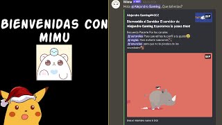 Aprende a Hacer Bienvenidas con Mimu  Tutorial Discord 2021 [upl. by Nilerual619]