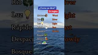 Palabras en ingles ingles inglesfacil inglesrapido quiz [upl. by Odrarebe347]