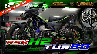 Turbo Super Moped Bike ft Kawasaki H2R  SPD X Tobaki [upl. by Enidualc]