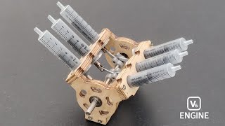 Making V6 Engine Using Magnets [upl. by Anavi]