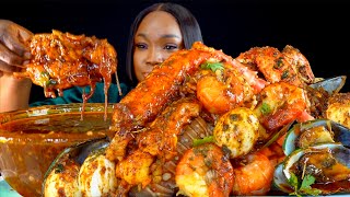 KING CRAB SEAFOOD BOIL MUKBANG  DESHELLED  SEAFOOD BOIL MUKBANG  Seafood  Mukbang [upl. by Eelyah767]