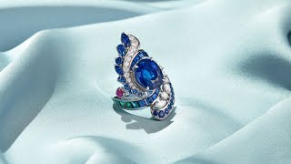 Gübelin masterpiece Blue Lagoon ring with sapphire [upl. by Nnyla]