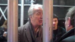 Alan Rickman signing autographs outside quotSeminarquot [upl. by Aiveneg364]