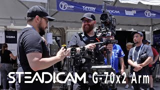 Steadicam M2 and Steadicam G70x2 Arm First View Cine Gear Expo LA [upl. by Maggi]