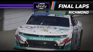 Chandler Smith captures first Richmond Xfinity series win [upl. by Ynnej]