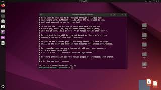 Schedule task in linux with crontab [upl. by Boni]