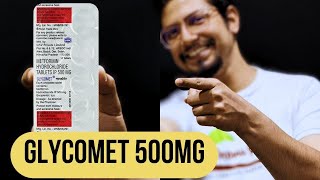 Glycomet 500 mg tablet uses in Hindi  glycomet side effects  Metformin side effects [upl. by Lasko]