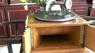 Pathe Freres Gramophone Patefon Phonograph The Liberty Bell March [upl. by Hsatan]