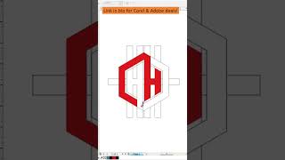 Graphic Logo Design Tutorial in Coreldraw HH [upl. by Kho921]