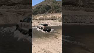 Chevy Colorado 🟤 4x4 chevy colorado sand river puddle charco z71 2024 cheyenne azusa [upl. by Blandina]