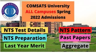 COMSATS University Admissions Spring 2022  How To Prepare NTS Test  Past Papers [upl. by Tarkany883]